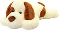 YESGIRL 26.8 inch Large Dog Weighted Stuffed Animals, 5 lb Weighted Plush Animal, Cute Plush Toy Pillow, Gifts for Adults, Kids, Boys and Girls(White)