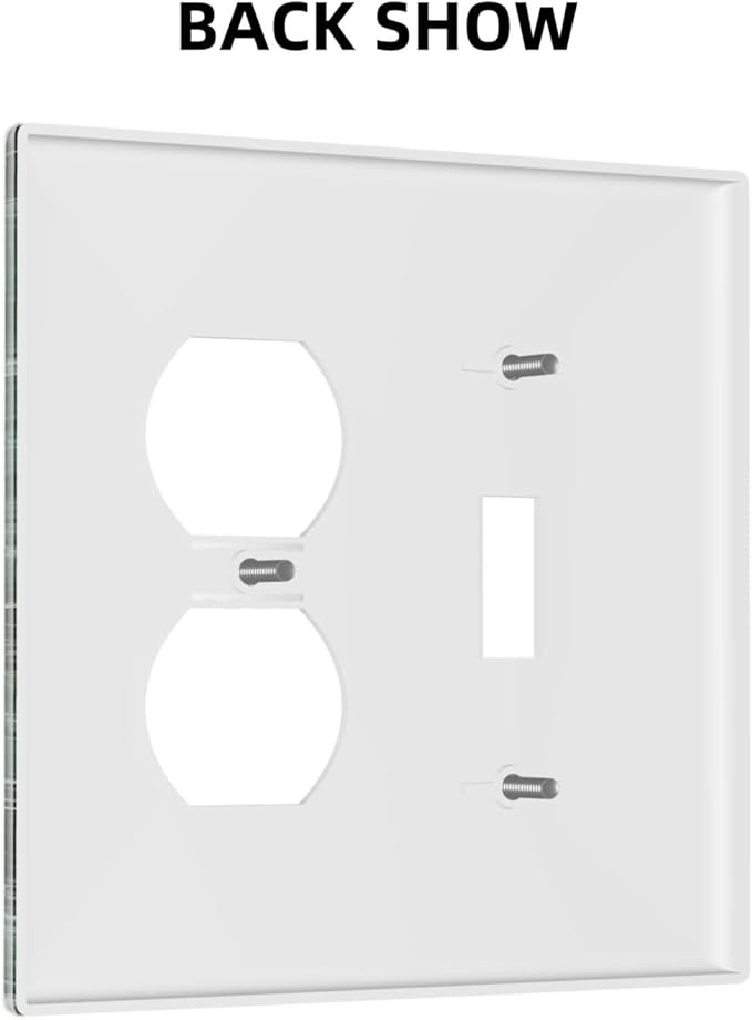 Wallplates Forest Marble Dark Green With White Vein 1 Toggle 1 Duplex Switch Plate Electrical Gfci Faceplate Decorative Light Switch Covers For Bathroom Kitchen Decor