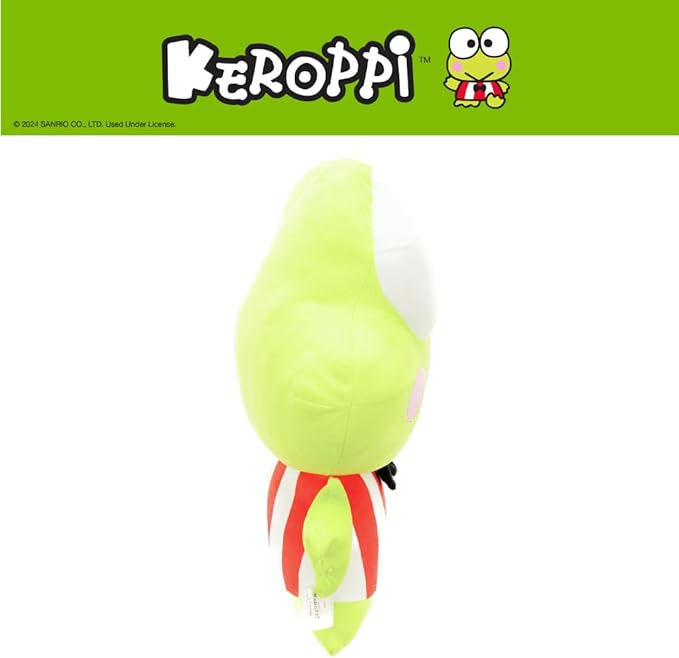 Keroppi Bedding Super Soft Cozy Decorative Cuddle Pillow, (Officially Licensed Product) By Franco Collectibles