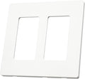 Wall Plates Screwless Design Outlet Covers UL Certified Safe Switch Plate Covers Easy Install & Clean Cover Plates Child Proof Wall Plate Kit White