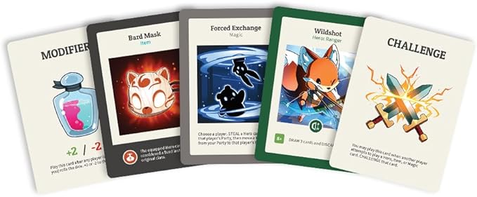 Unstable Games Here to Slay Card Game - Fantasy Adventure Strategy Game for 2-6 Players, Ages 10 and Up - Family Game Night Card Game from the Creators of Unstable Unicorns