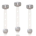 Baby Proofing Child Safety Locks(3 PCS) - Cabinet Locks for Babies,Adhesive Cabinet Latches, Multi-Purpose for Fridge Drawers,Ovens Toilet Seats,Trash Can, No Drilling (3 Count)