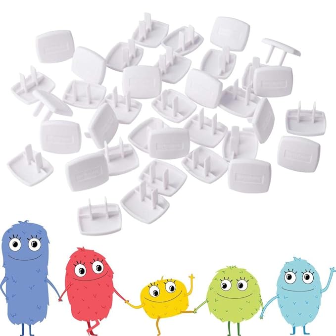 Toddleroo by North States - Plug Protectors for Baby Proofing Outlets: Child Proof Outlet Covers - Soft White (Pack of 216)