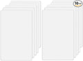 ZEFTV Screwless Blank Wall Plates 1-Gang Blank Switch Outlet Electrical Cover Plate Unbreakable Thermoplastic Faceplate for Decorative Receptacle Outlet Switch, White (10 Pack)