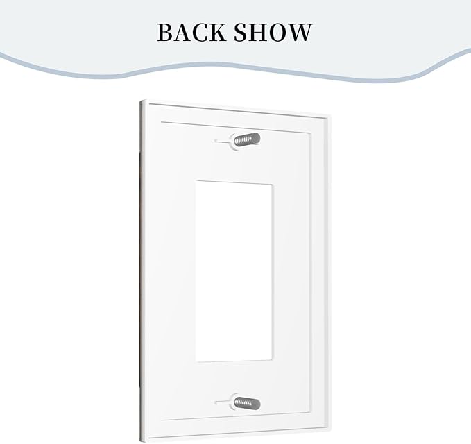Decorative Outlet Covers Retro Brown Wood Barndoor 1 Gang Rocker Light Switch Cover Plate Single Wall Plates for Electrical Outlets Switch Plate Covers Faceplate for Farmhouse Decor