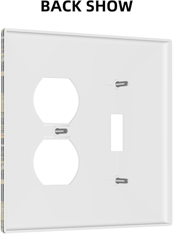 Dreamy Tropical Rainforest Colorful Mushroom Wildflower Wallplates 1 Toggle 1 Duplex Switch Plate Electrical GFCI Faceplate Decorative Light Switch Covers for Farmhouse Kids Room Decor