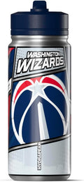 Hydrapeak x NBA Washington Wizards 20 oz Stainless Steel Water Bottle, Officially Licensed Double Wall Insulated Sports Bottle with Straw Lid, Reusable Leakproof Gift for Kids & Adults