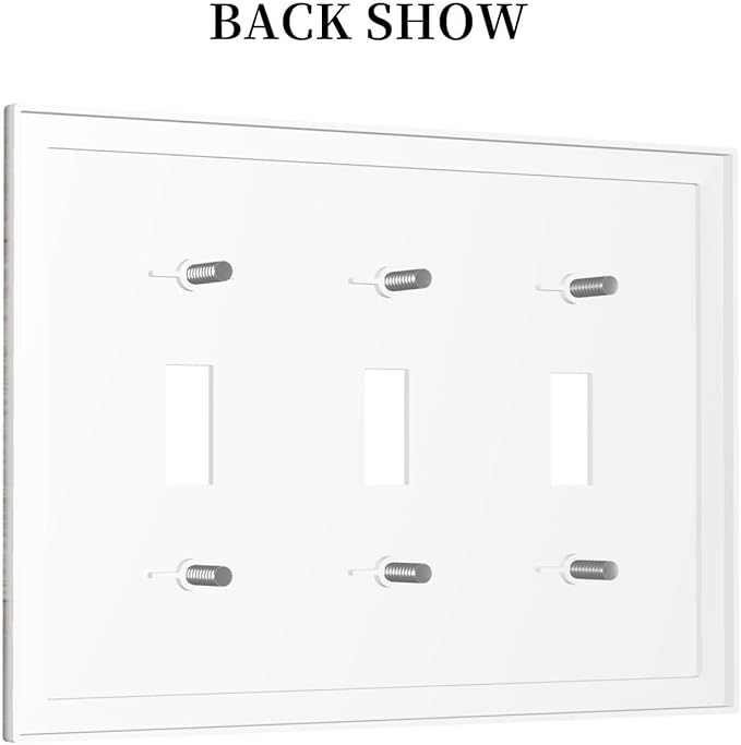 Farm Country Love Home Wood Print 3 Gang Light Switch Plate Decorative Triple Toggle Wall Plate Cover Electrical Faceplate Switch Face Plate