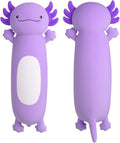 Dalmao 36 inch Cute Giant Purple Axolotl Plush Soft Body Pillow, Large Squishy Plushies Axolotl Stuffed Animals Toy, Gifts for Kids Boys Girls Birthday