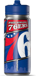 Hydrapeak x NBA Philadelphia 76ers 20 oz Stainless Steel Water Bottle, Officially Licensed Double Wall Insulated Sports Bottle with Straw Lid, Reusable Leakproof Gift for Kids & Adults