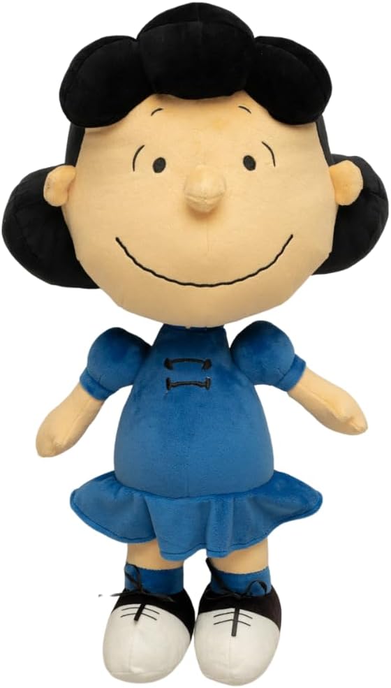 Peanuts Lucy Bedding Super Soft Plush Decorative Throw Cuddle Pillow, (Officially Licensed Product) By Franco Collectibles
