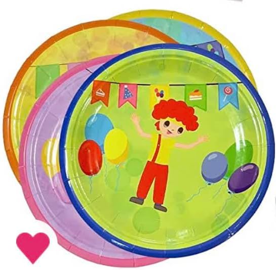 Kitchen ELEAR 103 PCS Birthday Plates Napkins Tableware My Name is Chicky Birthday Party Supplies for Boys Girls Kids for 20 Guests plus Extra 20 purple Big plates with a picture of a girl