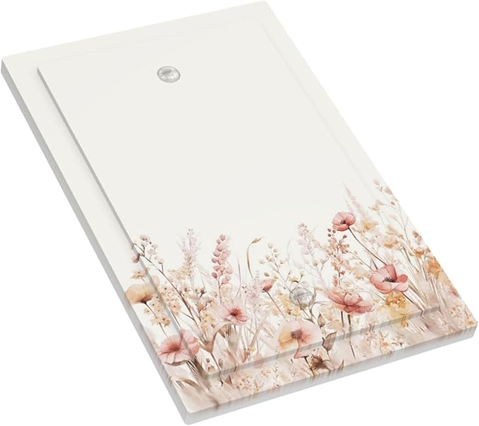 Light Switch Cover Plate Boho Floral Watercolor Flower Pattern 1 Gang No Device Blank Wall Plate Decorative Switch Plate Covers Electrical Outlet Cover for living Room Home Decor