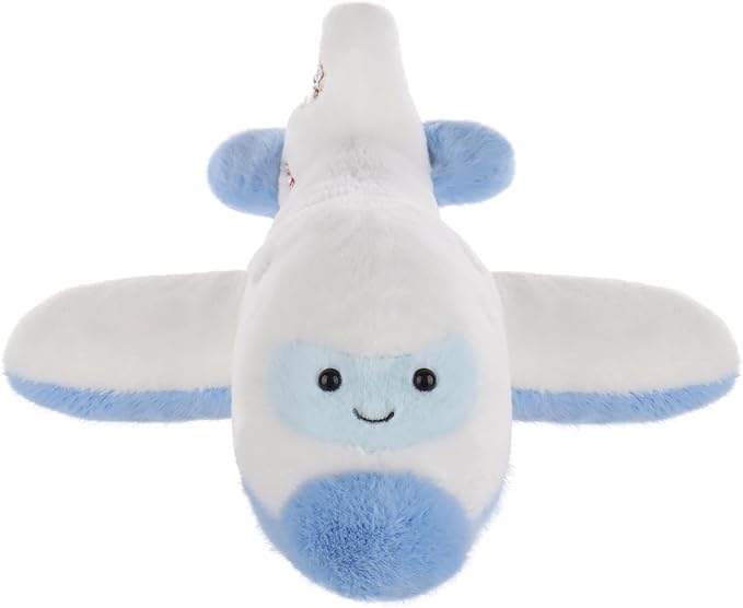 Apricot Lamb Comfort Plane Stuffed Animals for Kids, Soft Cute Plush Toys for Baby Girl and Boy, Fluffy Comfort Plane