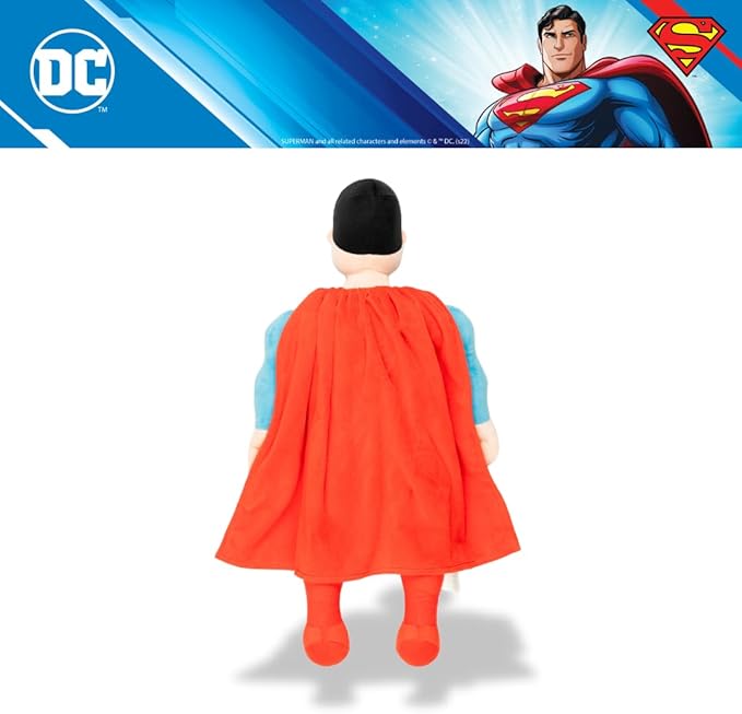 Superman Plush Cuddle Pillow Buddy 20 Inch, Kids Bedding Super Soft & Cozy, DC Superhero, (Officially Licensed Product) by Franco