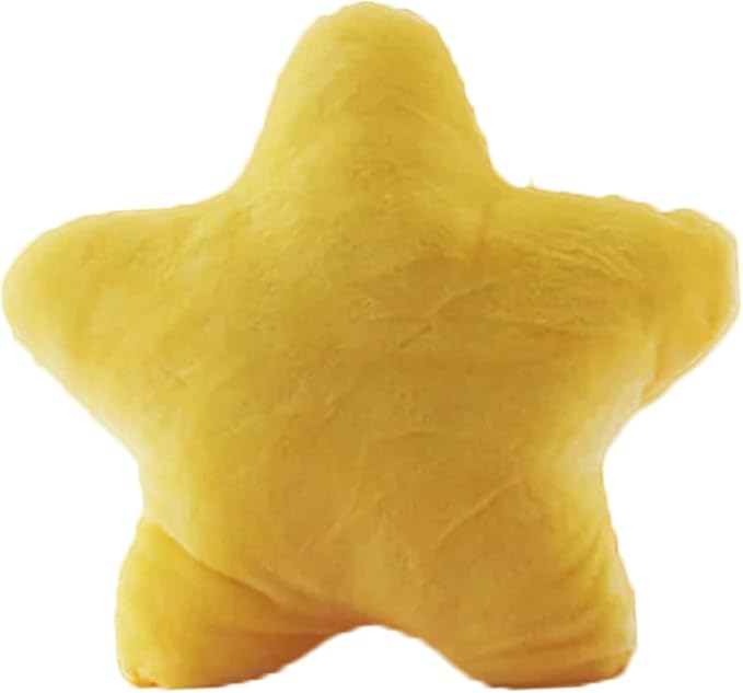 zhidiloveyou Star Pillow Plush Yellow, Stuffed Star Shaped Pillow Cute Toy for Kids 15.7 inch