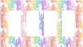 Colorful Kids Girls Cute Purple Rainbow Unicorns 4 Gang Quad Screwless Rocker/GFCI/Decorator Outlet Light Switch Cover Wall Plate Nursery Decorative Electric Device Faceplate Decorative Switchplate