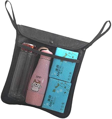 Baby Stroller Organizer,Black,Umbrella stroller organizer,Extra pockets to store snacks/wipes items,Holds water bottles, toddler sweat shirt etc (Black)