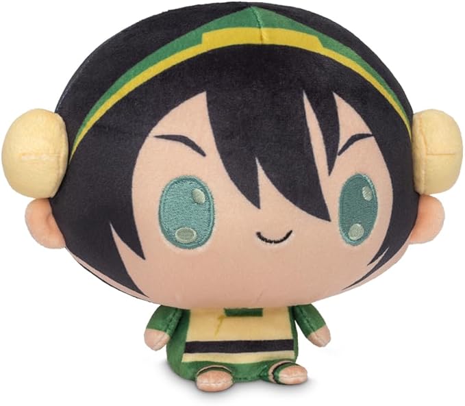 TeeTurtle Cloudheads Toph Plush - 5-Inch Official Avatar The Last Airbender Stuffed Animal with Embroidered Details - Soft Cuddly Plush Toys for Kids, Teens, and Adults