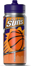 Hydrapeak x NBA Phoenix Suns 20 oz Stainless Steel Water Bottle, Officially Licensed Double Wall Insulated Sports Bottle with Straw Lid, Reusable Leakproof Gift for Kids & Adults