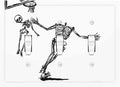 Decorative Switch Plates Skeleton Basketball Funny Skull Stick Figure 3 Gang Wall Plate Triple Toggle Light Switch Cover Faceplate Electrical Wall Panels For Home Office Decor