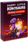 Unstable Games - Happy Little Dinosaurs: Dating Disasters Expansion Pack - Cute Card Game for kids, teens, & adults - Dodge life’s disasters! - 2-4 players, Ages 8+ - Great for game night