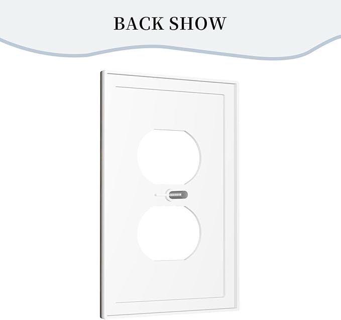 Outlet Covers Dark Brown Wood Grain Rustic Country Wooden 1 Gang Duplex Light Switch Cover Plate Decorative Wall Plates Socket Cover Electrical Switchplate for Farmhouse Home Decor