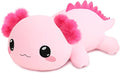 TOYSYM Weighted Stuffed Animals, 3.74 lbs Axolotl Stuffed Animal with Weighted Beads, Cute Plush Toy Pillow Gifts for Adults Kids Boys Girls