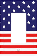 American Flag Single Rocker Switch Cover - 1-Gang Standard US Size Patriotic Stars & Stripes Light Switch Covers, 4th of July USA Pride for Holiday Decor