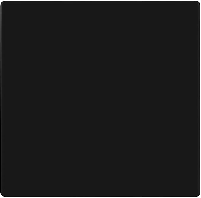 ENERLITES Screwless Double Blank Wall Plate, Child Safe Two Gang Blank Device Outlet Cover, Standard Size, 2-Gang 4.68" x 4.73", Polycarbonate Thermoplastic, UL Listed, SI8802-BK, Glossy, Black