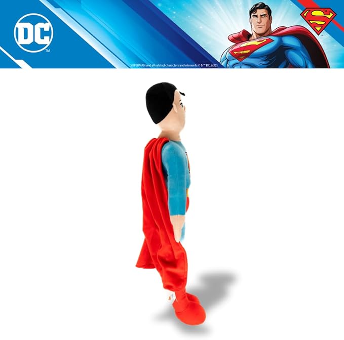 Superman Plush Cuddle Pillow Buddy 20 Inch, Kids Bedding Super Soft & Cozy, DC Superhero, (Officially Licensed Product) by Franco