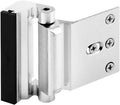 Prime-Line U 11325 Door Reinforcement Lock – Add Extra, High Security to your Home and Prevent Unauthorized Entry – 3” Stop, Aluminum Construction, Brushed Chrome (Single Pack)
