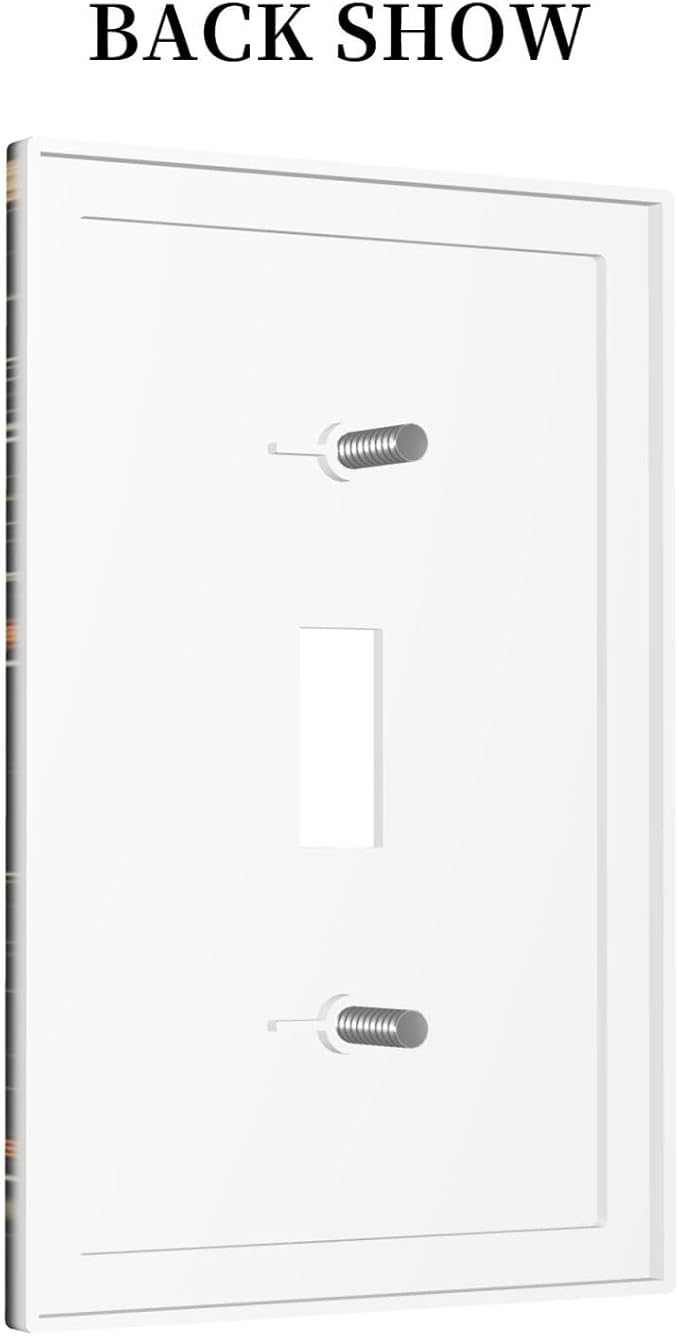 Light Switch Cover Boho Burning Sun Hippie Retro Bohemian Gypsy 1 Gang Wall Plate Cover Single Toggle Outlet Covers Decorative Switchplate Electrical Faceplate for Bathroom Home Decor
