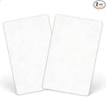 ZEFTV Screwless Blank Wall Plates 1-Gang Blank Switch Outlet Electrical Cover Plate Unbreakable Thermoplastic Faceplate for Decorative Receptacle Outlet Switch, White (2 Pack)