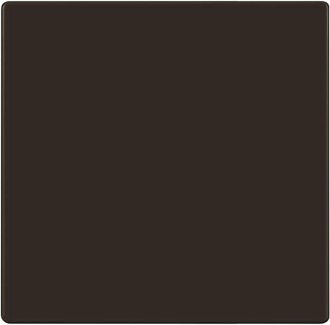 ENERLITES Screwless Double Blank Wall Plate, Child Safe Two Gang Blank Device Outlet Cover, Standard Size, 2-Gang 4.68" x 4.73", Polycarbonate Thermoplastic, UL Listed, SI8802-BR, Glossy, Brown