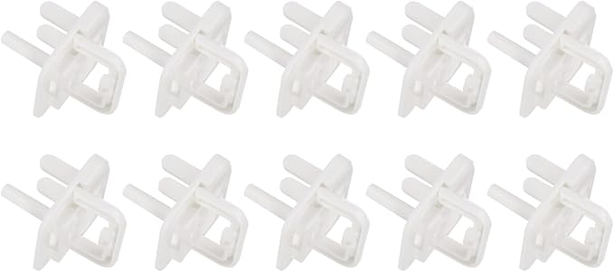 MECCANIXITY 10 Pack Outlet Covers Proofing, Plug Covers Easy Installation Electric Plug Protectors Safety Socket Cover Plugs Protector White