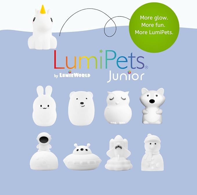 Lumipets, Night Light Kids, Kids Lamp, Kids Night Light, Baby Nightlight, Toddler Nightlight, Cute Unicorn Night Light for Girls, Kids Room, Rechargeable Battery