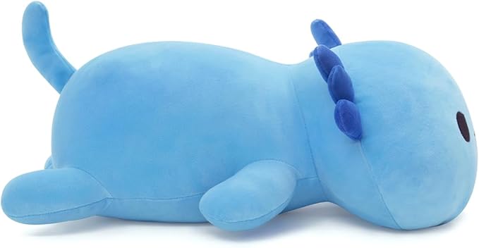Axolotl Plush Toy, Cute Blue Axolotl Plush Pillow for Kids, 20’’ Kawaii Stuffed Animal Salamander Soft Plushies for Girls Girlfriend