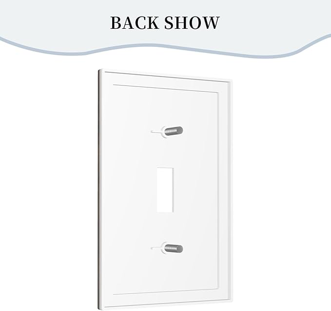 Light Switch Cover Plate Dark Brown Wood Grain Rustic Country Wooden 1 Gang Wall Plate Cover Single Toggle Outlet Covers Decorative Switch Plate Covers Electrical Faceplate for Farmhouse Home