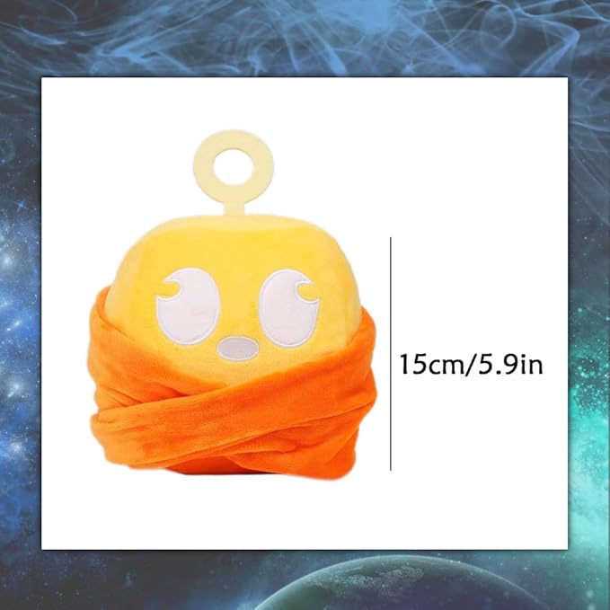 Zenitsu Plush Toy Fruits Plush Toy Stuffed Toys Video Game Pillow for Kids Birthday Xmas Gift (Buddha)