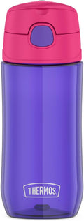THERMOS FUNTAINER 16 Ounce Plastic Hydration Bottle with Spout, Purple