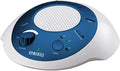 Homedics SoundSleep White Noise Sound Machine, Blue, Small Travel Sound Machine with 6 Relaxing Nature Sounds, Portable Sound Therapy for Home, Office, Nursery, Auto-Off Timer, by Homedics