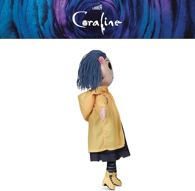 Coraline Cuddle Pillow Plush, Kids Bedding Super Soft Plush Pillow, (Officially Licensed Product) By Franco Collectibles
