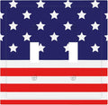 American Flag Double Toggle Switch Cover - 2-Gang Standard US Size Patriotic Stars & Stripes Light Switch Covers, 4th of July USA Pride for Holiday Decor