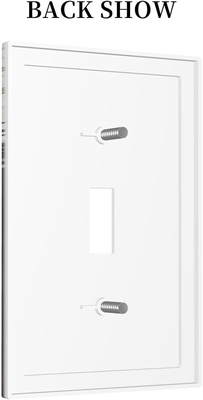 Light Switch Cover Rustic Deer Hunting Forest Woodland 1 Gang Wall Plate Cover Country Single Toggle Outlet Covers Decorative Switchplate Electrical Faceplate for Farmhouse Home Decor