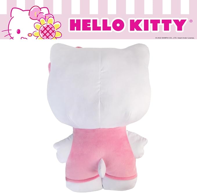 Hello Kitty Pink Plush Cuddle Pillow Buddy, Kids Bedding Super Soft & Cozy, (Officially Licensed Product) by Franco