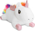 SQEQE Weighted Unicorn Plush, Weighted Unicorn Stuffed Animal, Cute Plushies Soft Pillow Toy Gift for Kids Adults 9.8 Inch, 0.8 Lbs