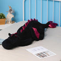 Black Weighted Stuffed Animals 10Lbs 35.4", Weighted Dragon Stuffed Animal for Kids and Adults, Heavy Weighted Stuffed Animals for Comfort and Relaxation