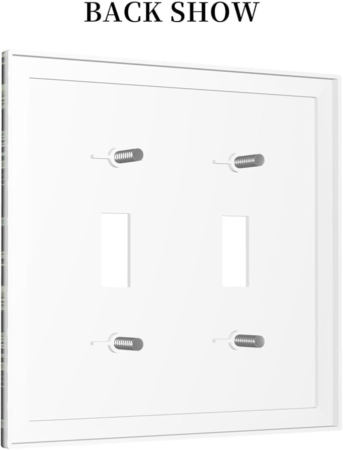 Decorative Switch Plates William Morris Vintage Floral Plants And Birds 2 Gang Double Toggle Wall Plate Outlet Light Switch Cover Electrical Faceplate for Bedroom Home Decor