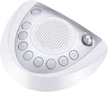 Raynic White Noise Machine, Battery Powered Sound Machine, Portable Sleep Machine with 24 Natural Soothing Sounds, Timer, USB Port, Headphone Jack for Baby, Kids, Adults, Travel, Office, Home (Silver)